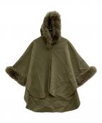 GRACE CONTINENTAL（グレースコンチネンタル）の古着「ポンチョ」｜オリーブ