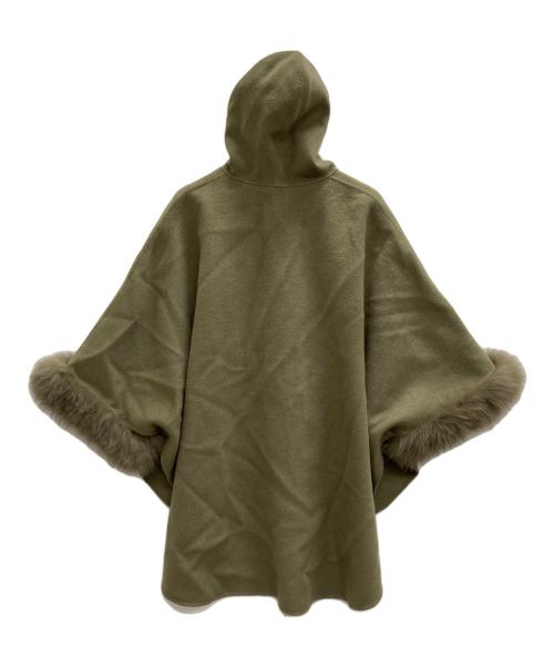 GRACE CONTINENTAL（（グレースコンチネンタル）GRACE CONTINENTAL (（グレースコンチネンタル) ポンチョ オリーブ サイズ:Fの古着・服飾アイテム