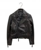 Diagramダイアグラム）の古着「レザージャケット」｜ブラック