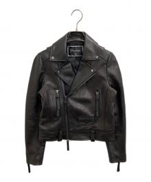 Diagram（ダイアグラム）の古着「レザージャケット」｜ブラック