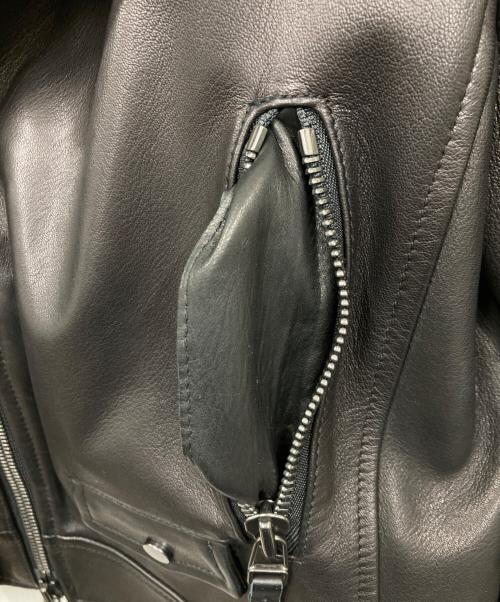 Diagram（ダイアグラム）Diagram (ダイアグラム) レザージャケット ブラック サイズ:36の古着・服飾アイテム
