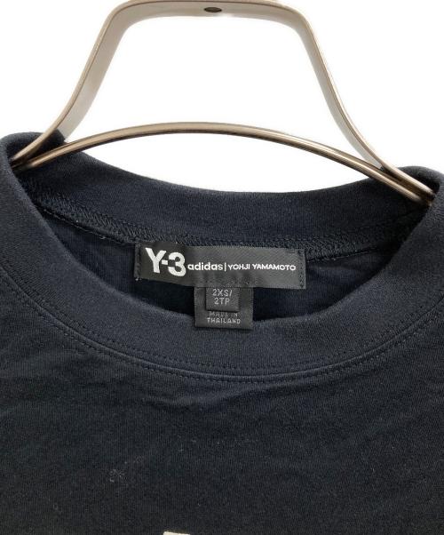 adidas（アディダス）adidas (アディダス) Y-3 (ワイスリー) Tシャツ ブラック サイズ:2XSの古着・服飾アイテム