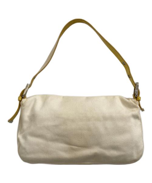FENDI（フェンディ）FENDI (フェンディ) ショルダーバッグ イエロー×ホワイトの古着・服飾アイテム
