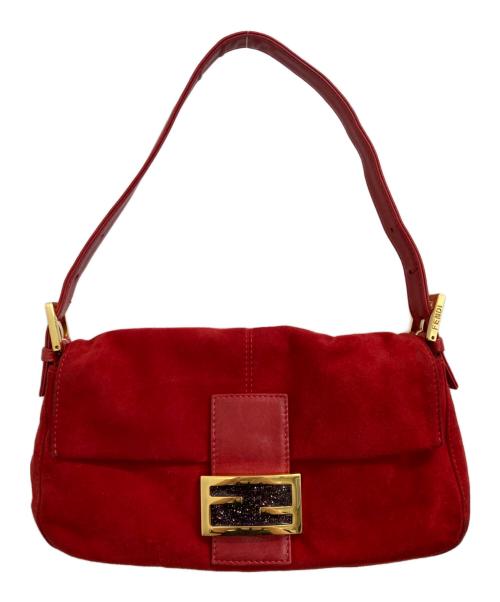FENDI（フェンディ）FENDI (フェンディ) ショルダーバッグ レッドの古着・服飾アイテム