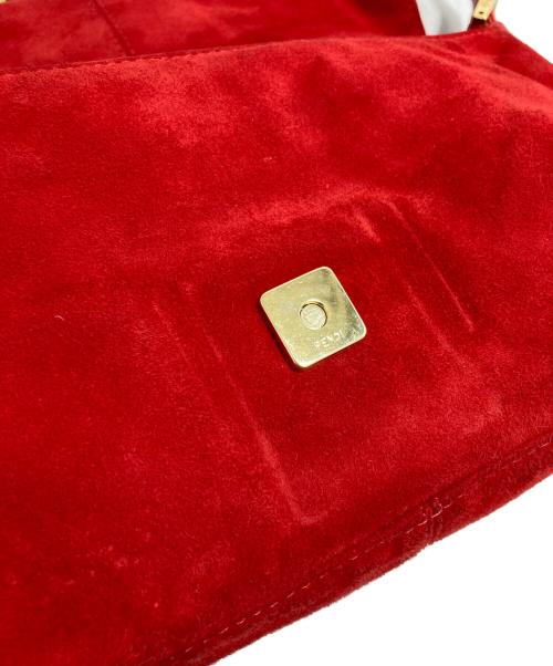 FENDI（フェンディ）FENDI (フェンディ) ショルダーバッグ レッドの古着・服飾アイテム