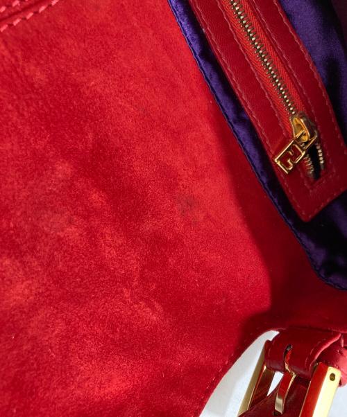 FENDI（フェンディ）FENDI (フェンディ) ショルダーバッグ レッドの古着・服飾アイテム