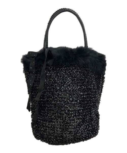 ANTEPRIMA（アンテプリマ）ANTEPRIMA (アンテプリマ) ワイヤーハンドバッグ ブラックの古着・服飾アイテム