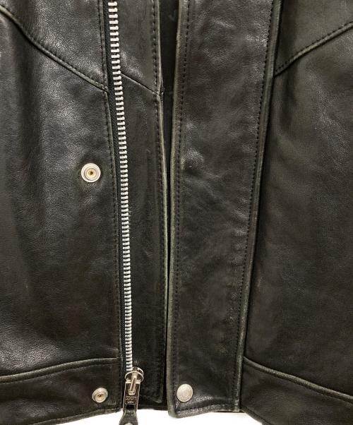 Schott（ショット）Schott (ショット) HOODED RIDERS JACKET ブラック サイズ:Mの古着・服飾アイテム