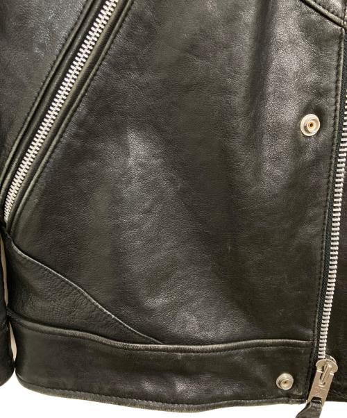 Schott（ショット）Schott (ショット) HOODED RIDERS JACKET ブラック サイズ:Mの古着・服飾アイテム