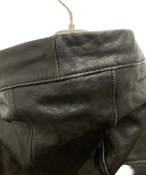 Schott（ショット）Schott (ショット) HOODED RIDERS JACKET ブラック サイズ:Mの古着・服飾アイテム