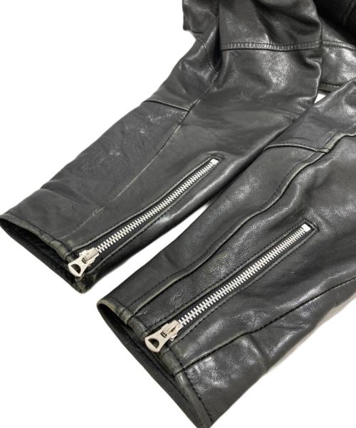 Schott（ショット）Schott (ショット) HOODED RIDERS JACKET ブラック サイズ:Mの古着・服飾アイテム