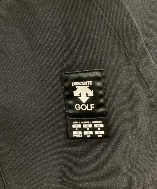 DESCENTE GOLF（デサントゴルフ）DESCENTE GOLF (デサントゴルフ) テーラードジャケット ブラック サイズ:Lの古着・服飾アイテム