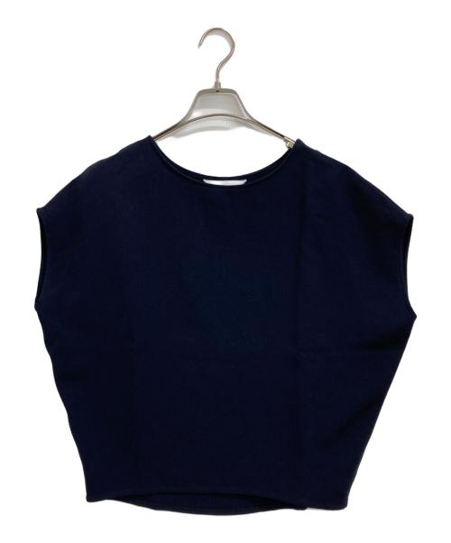 SOEJU（ソージュ）SOEJU (ソージュ) ノースリーブブラウス ネイビー サイズ:Sの古着・服飾アイテム