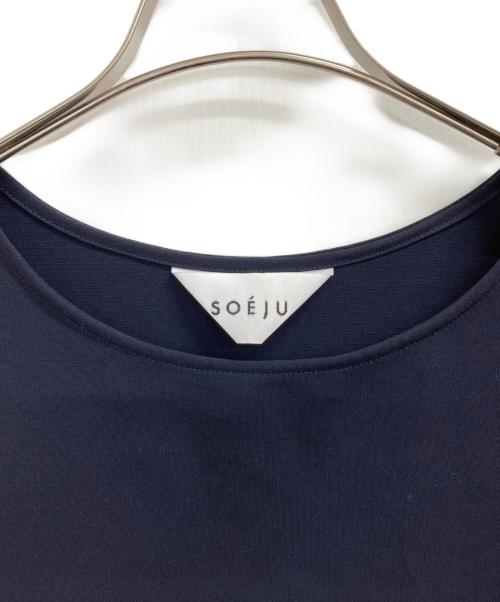 SOEJU（ソージュ）SOEJU (ソージュ) ノースリーブブラウス ネイビー サイズ:Sの古着・服飾アイテム