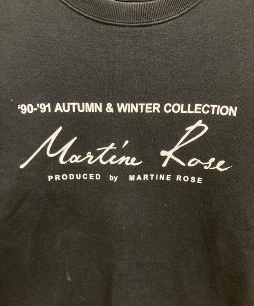MARTINE ROSE（マーティン・ローズ）Martine rose (マーティン・ローズ) スウェット ブラック サイズ:Mの古着・服飾アイテム