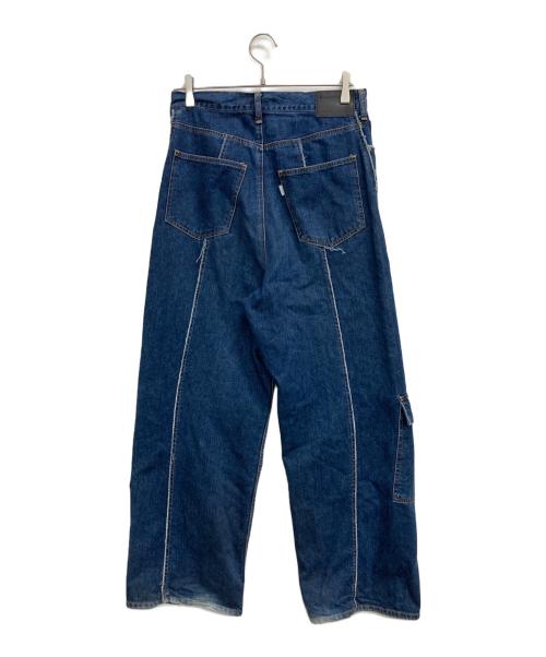 jieda（ジエダ）Jieda (ジエダ) SWITCHING CARGO DENIM PANTS インディゴ サイズ:1の古着・服飾アイテム