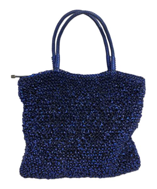 ANTEPRIMA（アンテプリマ）ANTEPRIMA (アンテプリマ) ハンドバッグ ネイビーの古着・服飾アイテム