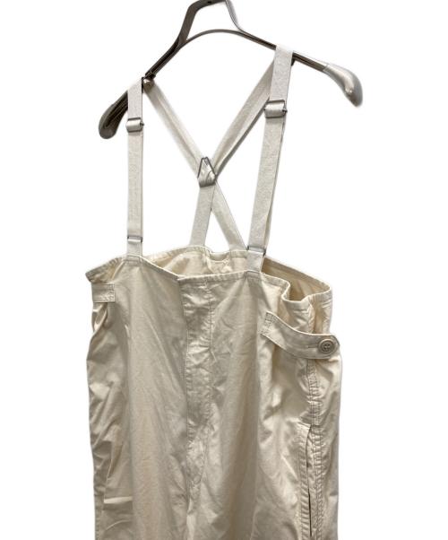 RNA-N（アールエヌエーエヌ）RNA-N (アールエヌエーエヌ) ワイドミリタリーサスペンダーパンツ ベージュ サイズ:Mの古着・服飾アイテム