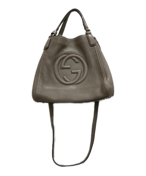 GUCCI（グッチ）GUCCI (グッチ) 2WAYバッグ ベージュ サイズ:不明の古着・服飾アイテム