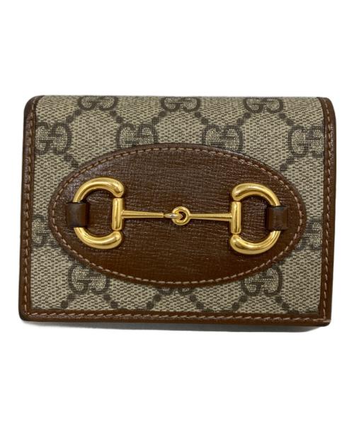 GUCCI（グッチ）GUCCI (グッチ) GGスプリームホースビットウォレット ベージュの古着・服飾アイテム