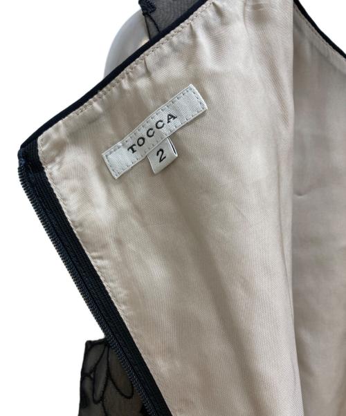 TOCCA（トッカ）TOCCA (トッカ) ノースリーブワンピース ブラック サイズ:2の古着・服飾アイテム