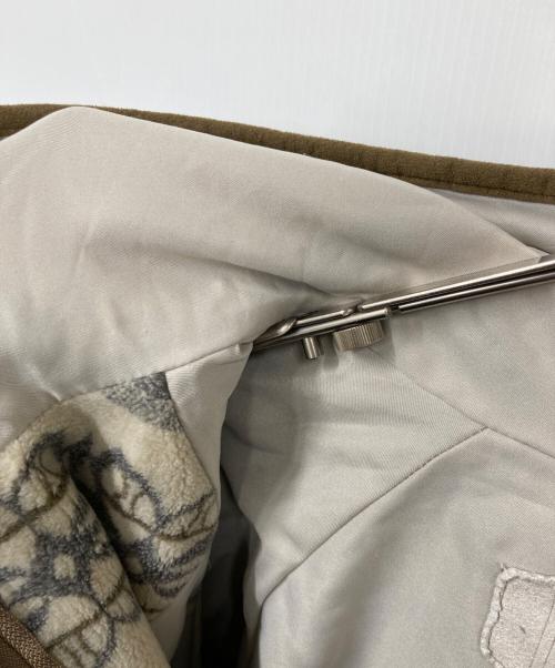 WOOLRICH（ウールリッチ）WOOLRICH (ウールリッチ) ネイティブ柄フーデッドコート グレー サイズ:Mの古着・服飾アイテム