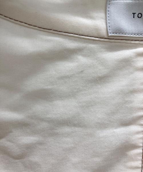 TOMORROW LAND（トゥモローランド）TOMORROW LAND (トゥモローランド) スタンドネックシャツ ベージュ サイズ:36の古着・服飾アイテム