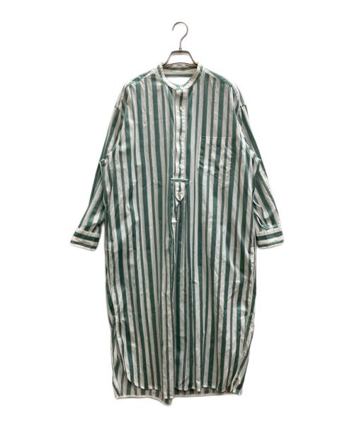 ticca（ティッカ）ticca (ティッカ) シャツワンピース グリーン サイズ:Fの古着・服飾アイテム