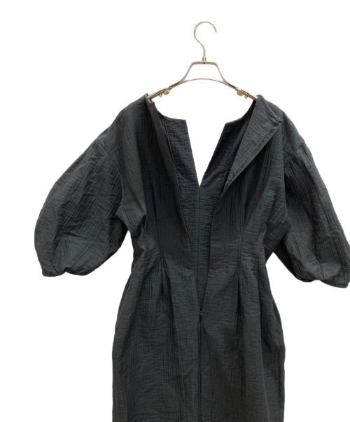 VERMEIL par iena（ヴェルメイユ パー イエナ）VERMEIL par iena (ヴェルメイユ パー イエナ) エアインダブルクロスワンピース ネイビー サイズ:38の古着・服飾アイテム