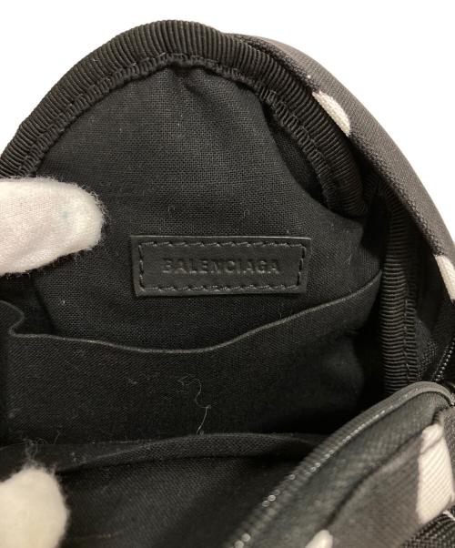 BALENCIAGA（バレンシアガ）BALENCIAGA (バレンシアガ) エクスプローラーミニ キャンバス リュック型ショルダーバッグ ブラック サイズ:なしの古着・服飾アイテム