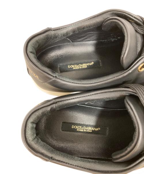 DOLCE & GABBANA（ドルチェ＆ガッバーナ）DOLCE & GABBANA (ドルチェ＆ガッバーナ) スニーカー ブラック サイズ:38　1/2の古着・服飾アイテム