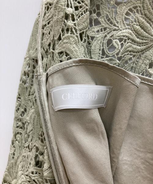 CELFORD（セルフォード）CELFORD (セルフォード) ワンピース 黄緑 サイズ:36の古着・服飾アイテム