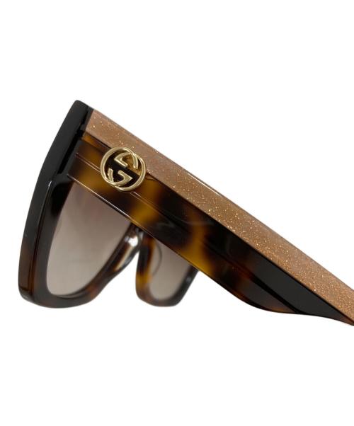 GUCCI（グッチ）GUCCI (グッチ) サングラス ブラウンの古着・服飾アイテム