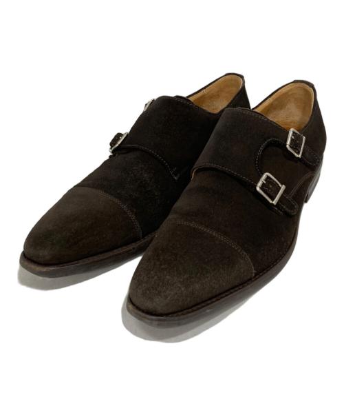 berwick（バーウィック）berwick (バーウィック) モンクストラップシューズ ブラウン サイズ:6の古着・服飾アイテム