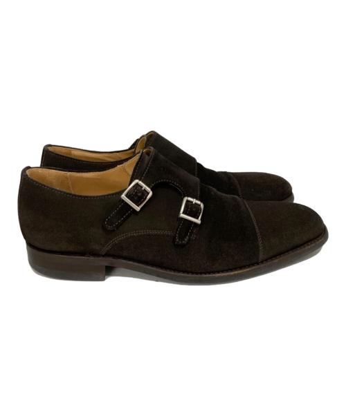 berwick（バーウィック）berwick (バーウィック) モンクストラップシューズ ブラウン サイズ:6の古着・服飾アイテム