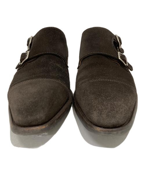 berwick（バーウィック）berwick (バーウィック) モンクストラップシューズ ブラウン サイズ:6の古着・服飾アイテム