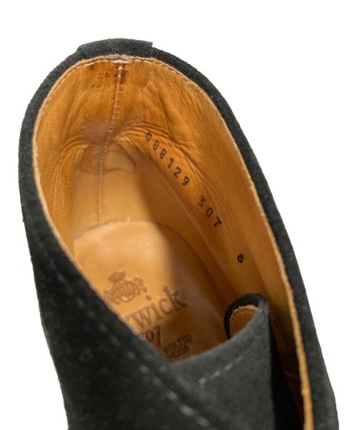 berwick（バーウィック）berwick (バーウィック) デザートブーツ ブラック サイズ:6の古着・服飾アイテム