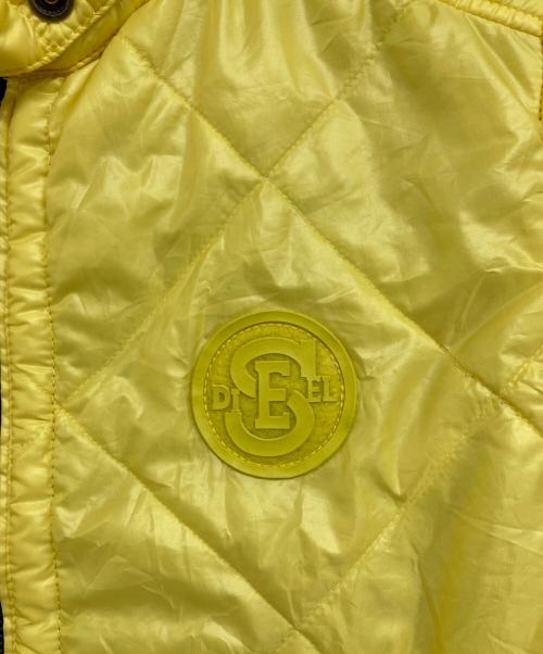 DIESEL（ディーゼル）DIESEL (ディーゼル) ベスト イエロー サイズ:Mの古着・服飾アイテム