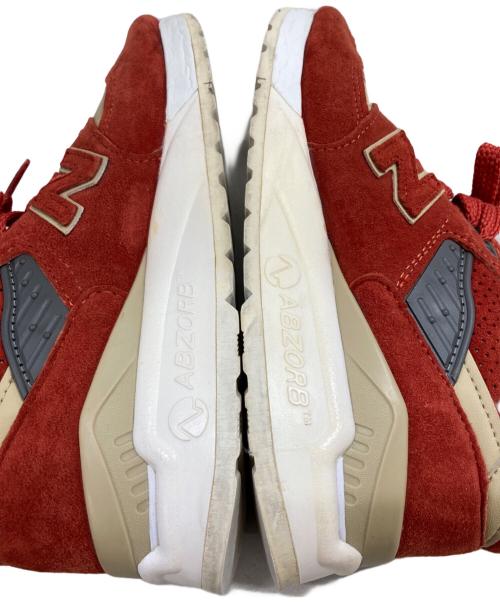 NEW BALANCE（ニューバランス）NEW BALANCE (ニューバランス) ローカットスニーカー レッド サイズ:23.5の古着・服飾アイテム