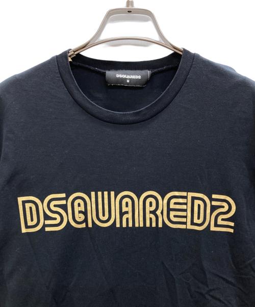 DSQUARED2（ディースクエアード）DSQUARED2 (ディースクエアード) Tシャツ ブラック サイズ:Mの古着・服飾アイテム