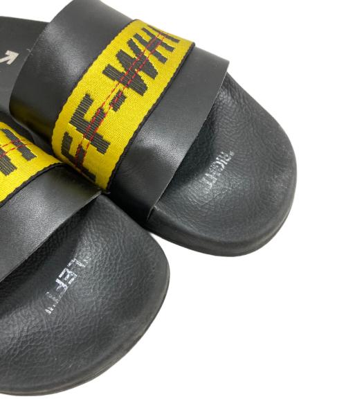 OFFWHITE（オフホワイト）OFFWHITE (オフホワイト) シャワーサンダル ブラック サイズ:41の古着・服飾アイテム