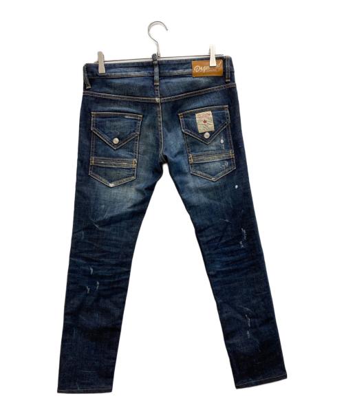 DSQUARED2（ディースクエアード）DSQUARED2 (ディースクエアード) デニムパンツ インディゴ サイズ:46の古着・服飾アイテム