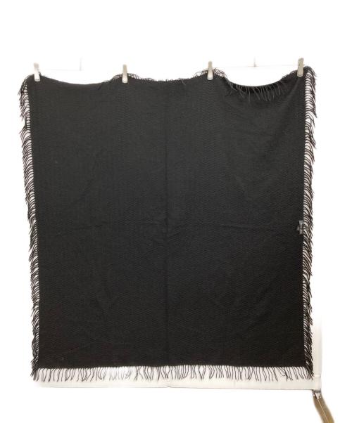 douce gloire（ドゥースゴロワー）douce gloire (ドゥースゴロワー) カシミヤストール ブラックの古着・服飾アイテム