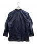 DRAWER (ドゥロワー) コットンシルクフリルブラウス ネイビー サイズ:S 未使用品：25000円