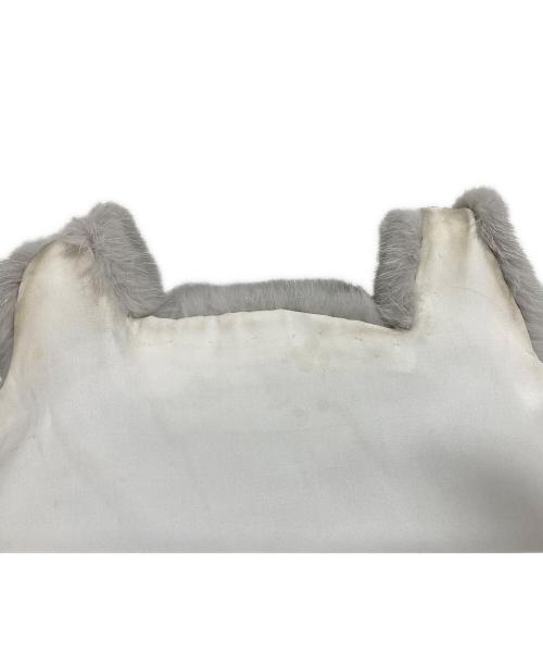 SIMONETTA RAVIZZA（シモネッタ ラヴィッツァ）SIMONETTA RAVIZZA (シモネッタ ラヴィッツァ) ミンクハンドバッグ グレーの古着・服飾アイテム