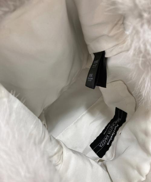 SIMONETTA RAVIZZA（シモネッタ ラヴィッツァ）SIMONETTA RAVIZZA (シモネッタ ラヴィッツァ) ミンクハンドバッグ グレーの古着・服飾アイテム