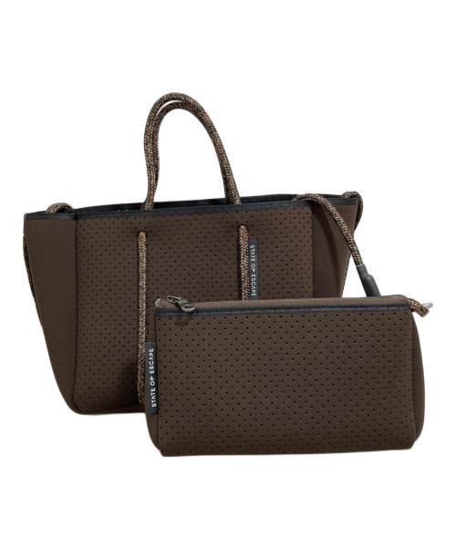 STATE OF ESCAPE（ステイトオブエスケープ）STATE OF ESCAPE (ステイトオブエスケープ) 2WAYバッグ ブラウンの古着・服飾アイテム