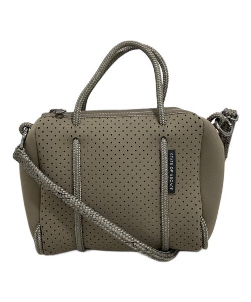 STATE OF ESCAPE（ステイトオブエスケープ）STATE OF ESCAPE (ステイトオブエスケープ) プリクエル2WAYバッグ ベージュの古着・服飾アイテム