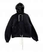 BLAMINKブラミンク）の古着「P CO/N LOGO PARKER」｜ブラック