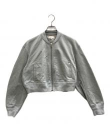 BLAMINK（ブラミンク）の古着「コットンジップショートブルゾン」｜グレー